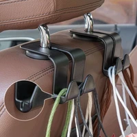 double head seat hook car rear seat bag headrest hanger hanging holder universal auto interior hooks organizer