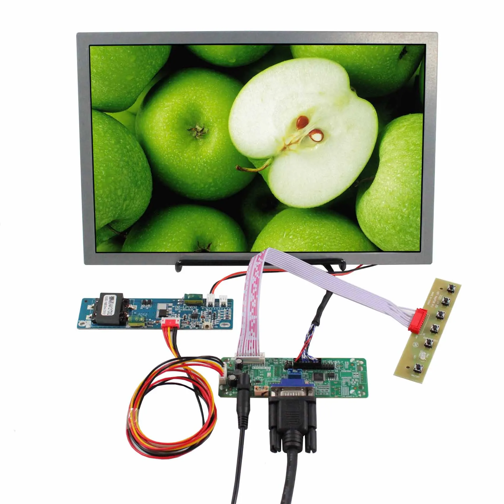 Плата контроллера VGA LCD 12,1 в 1000cd, высокая яркость, 1280x80 0, ЖК-экран