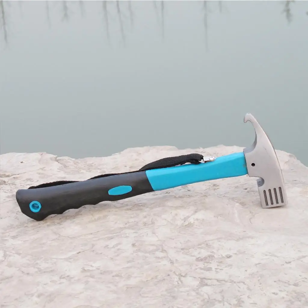 

Multi-function Steel Mallet Awning Awning Hammer Tent Nail Peg Remover