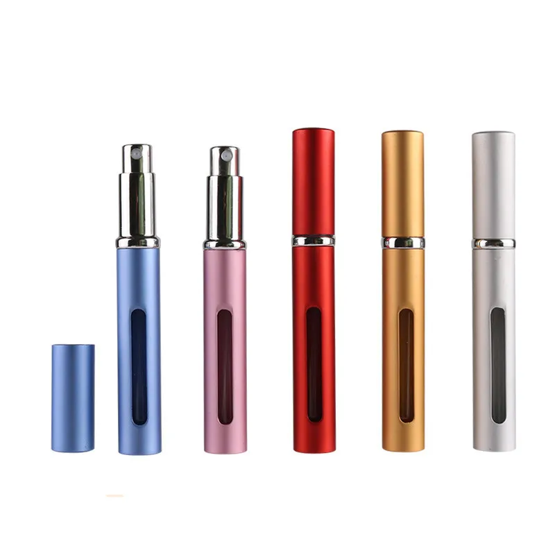 

5ml Perfume Refill Bottle Portable Mini Refillable Spray Jar Scent Pump Empty Cosmetic Containers Atomizer for Travel Tool Hot
