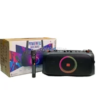 Портативная Беспроводная колонка для караоке с беспроводным микрофоном