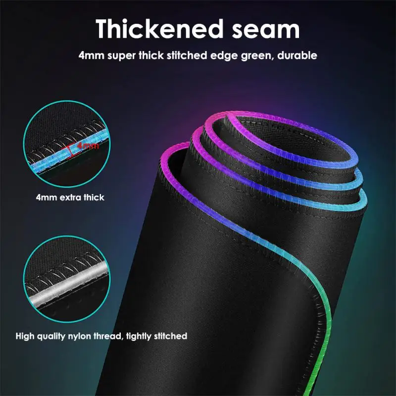 

Deskpad Protector Computer Table Surface Led Luminous Large Gaming Mouse Pad Waterproof Rgb Keyboard Pad For Gamers Mouse Pad