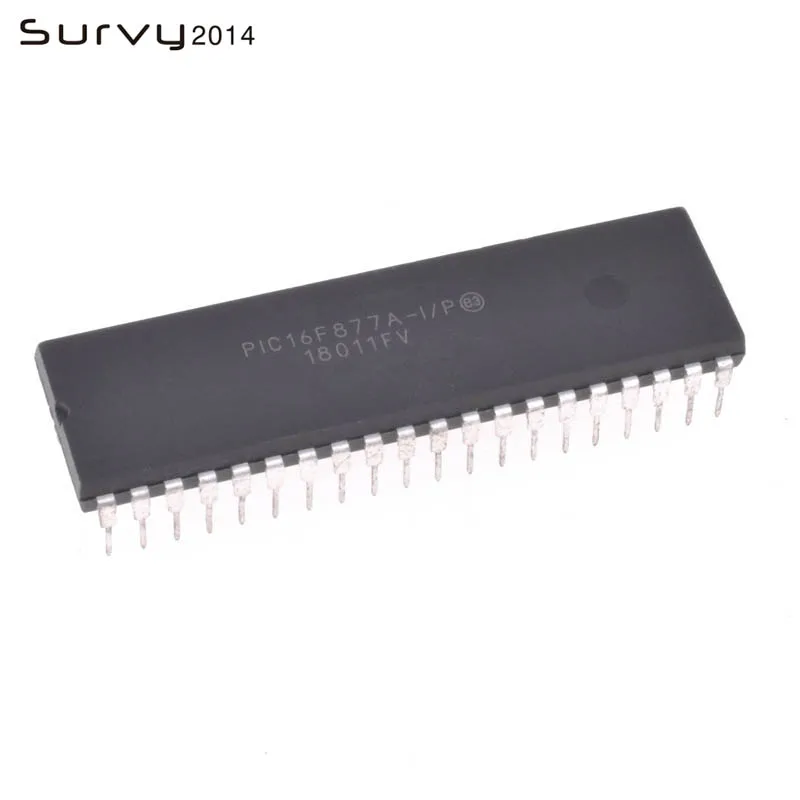 Микроконтроллер микрочип 1 шт IC PIC 16F877A Φ/P и DIP40 PIC16F877A PIC16F877 16F877A-I/P