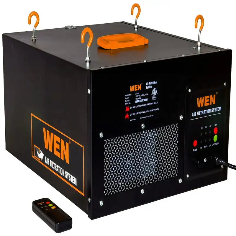 

3-Speed Remote-Controlled Air Filtration System (300/350/400 CFM)