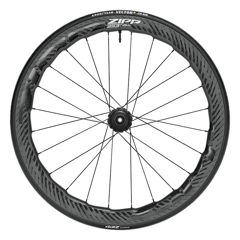 Фото Велосипедные шины Goodyear Zipp VectorR Z30 NSW для шоссейных велосипедов, 700x30/35C, готовые к бескамерной установке, для колес Zipp, черные, складные, для гравийных дорог №4