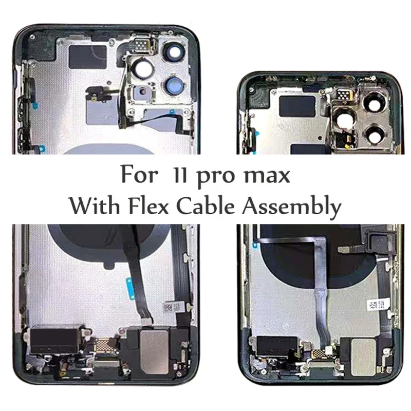 Полный корпус для iPhone 11/11Pro/ 11 Pro Max Задняя стеклянная крышка батарейного отсека