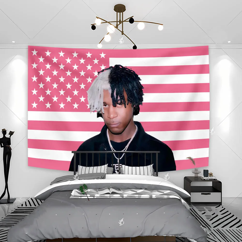 Рэпер певец Ken Carson гобелен с изображением большого хаоса Обложка альбома плакаты