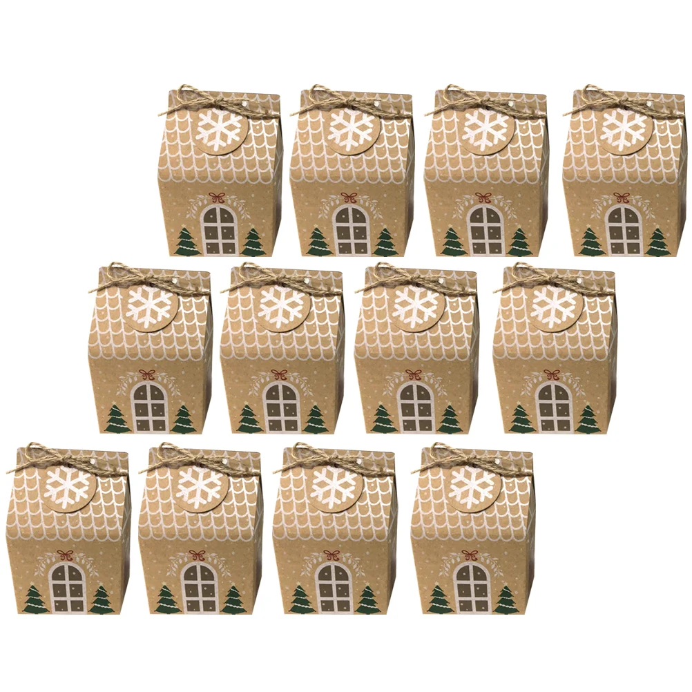 

Christmas Box Boxes Party Candy Presents Gift Holiday Favors Treat Favor Container Goodies Bakery Case Snack Packing Paper Craft