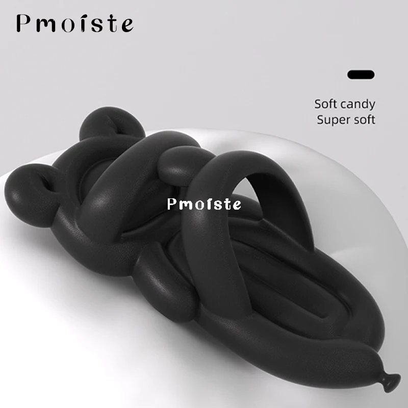 Bear Women Slippers for Home Creative Cartoon Cute Soft Slippers Eva Platform Shoes Fashion Comfortable Indoor Slide Summer 2023