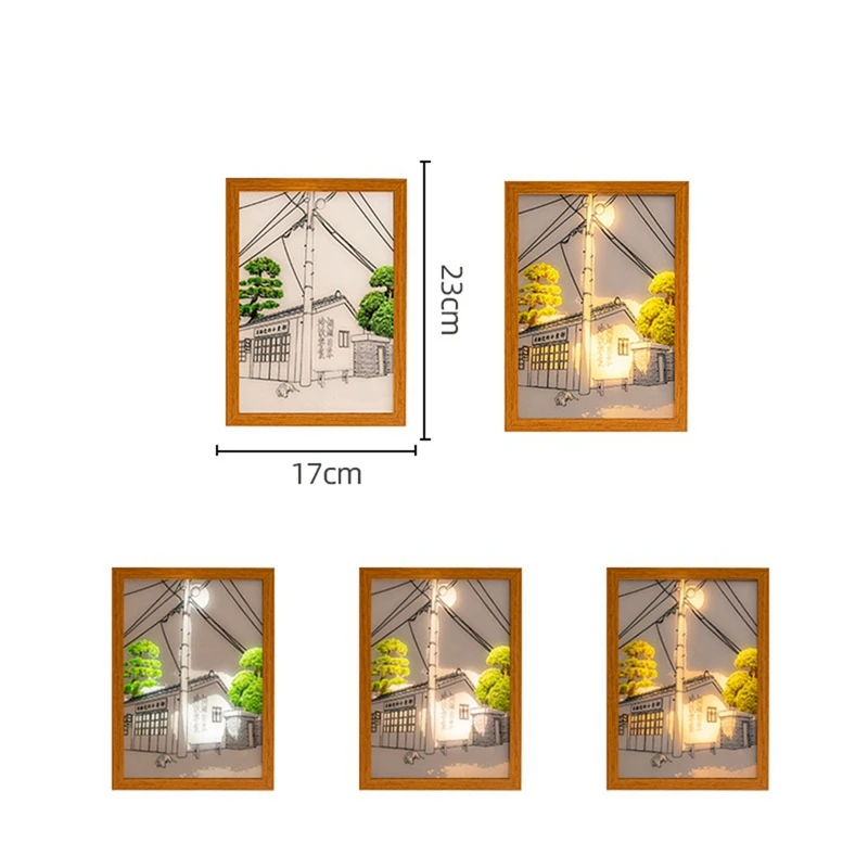 Искусственная живопись искусственная ночь прикроватная лампа атмосферная