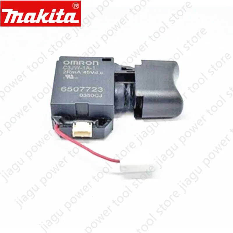 Оригинальный переключатель для Makita 6507723 650772-3 DTD170 TD170D DTD170Z DTD171 DTD171Z 140B49-1 xdt16 xdt12, запчасти для электрического шуруповерта