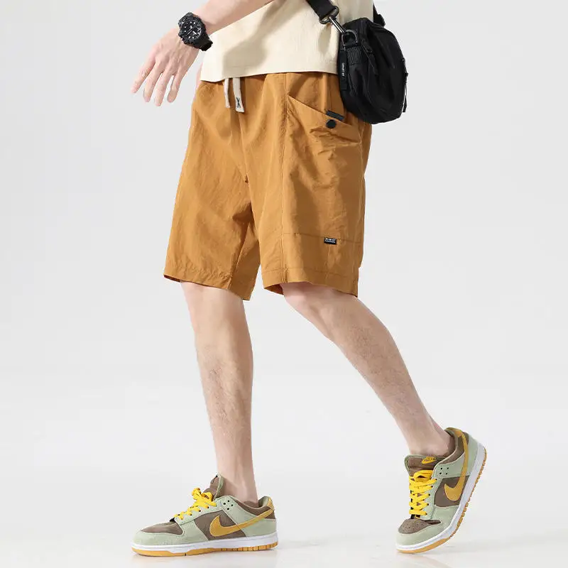 Ckean шорты-карго мужские летние тонкие американские модные брендовые свободные