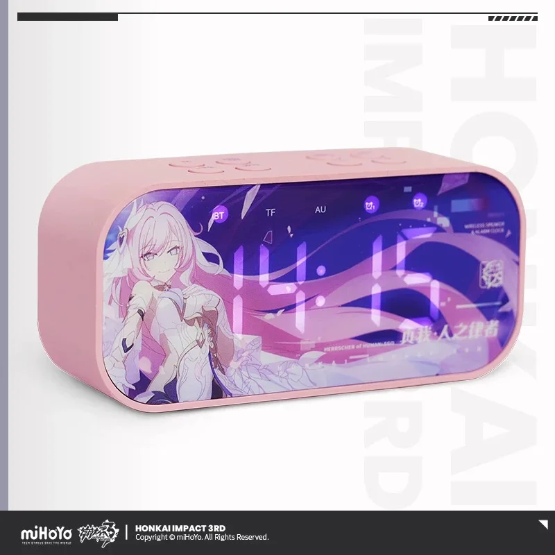 Фото MiHoYo Официальный Honkai Impact 3 Elysia True Self-The Law of Man Голосовой будильник Bluetooth-динамик Косплей Аниме Подарок Мода №2