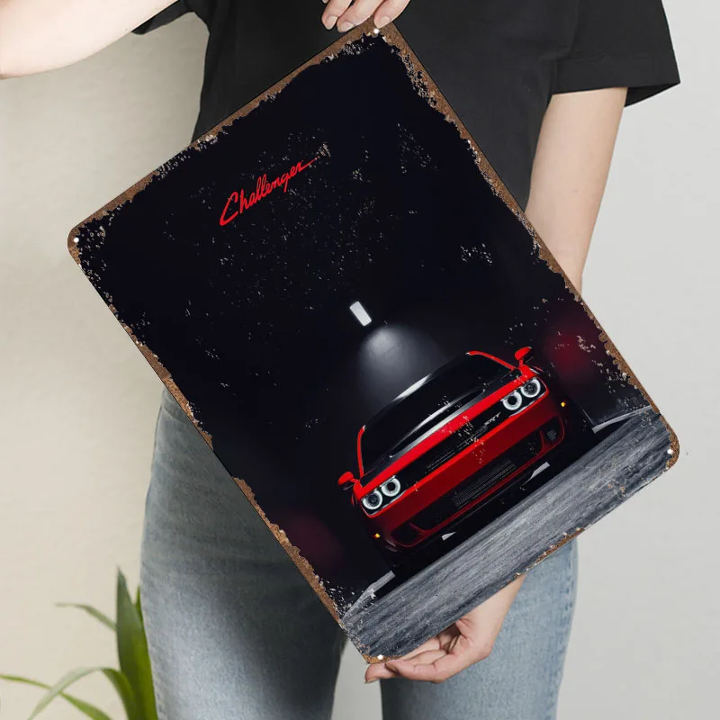 

Металлическая вывеска Dodge Challenger