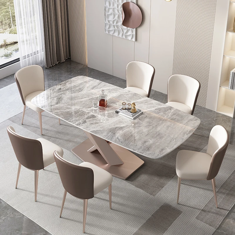 Современный итальянский простой обеденный стол регулируемые кухонные