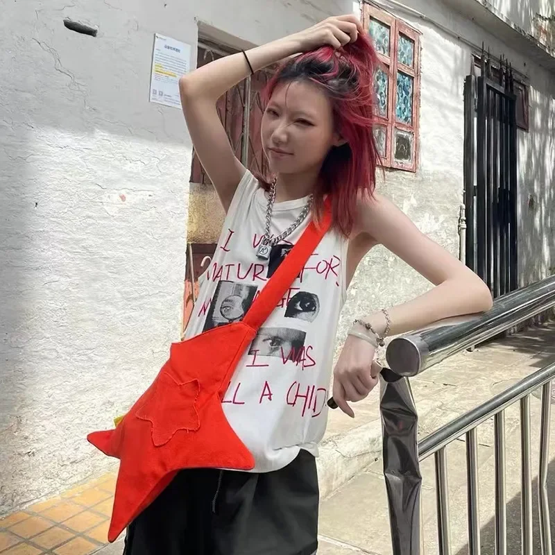 Karrram винтажные гранж ребристые майки корейские модные графические трикотажные