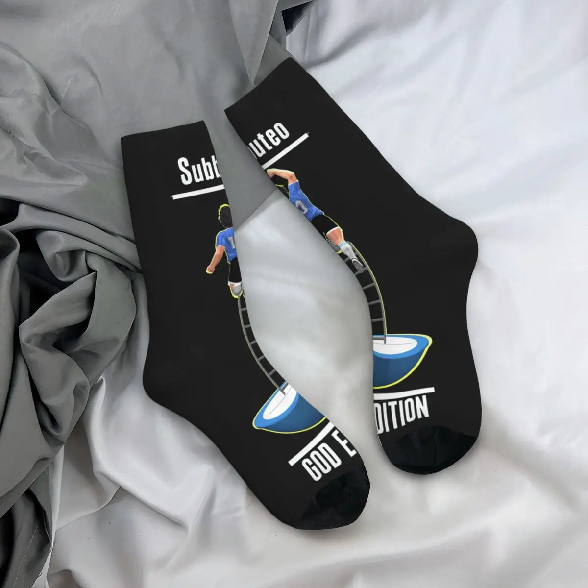 Забавные сумасшедшие носки subbutero Edition Hand Of God для мужчин винтажные Maradona в стиле