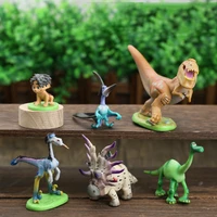 6pcslot dinosaur figures play set arlo spot cliff forrest ivy action figures doll decoration kids gifts