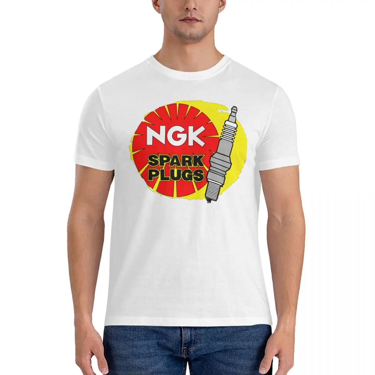 Футболки с логотипом мужские хлопковые Винтажные круглым вырезом женская одежда