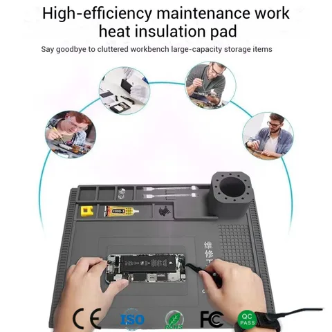 Термостойкий силиконовый коврик SiKO для ремонта 400x300 мм