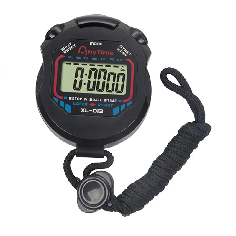

Multi-Function Digital Sports Timer Handheld LCD Chronograph Sports Stopwatch Timer Stop Watch With String