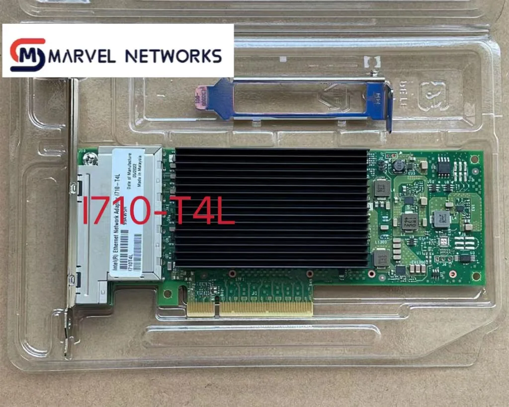 100% оригинальный телефон с 4 портами Gigabit VMDq I710-T4L * PCI-SIG iWARP/RDMA для intel