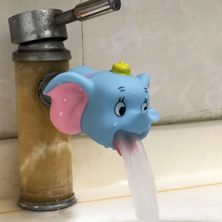 

Cartoon children's hand washing extender anti-splash water guide tank baby hand washing aid faucet lengthened hand washingdevice