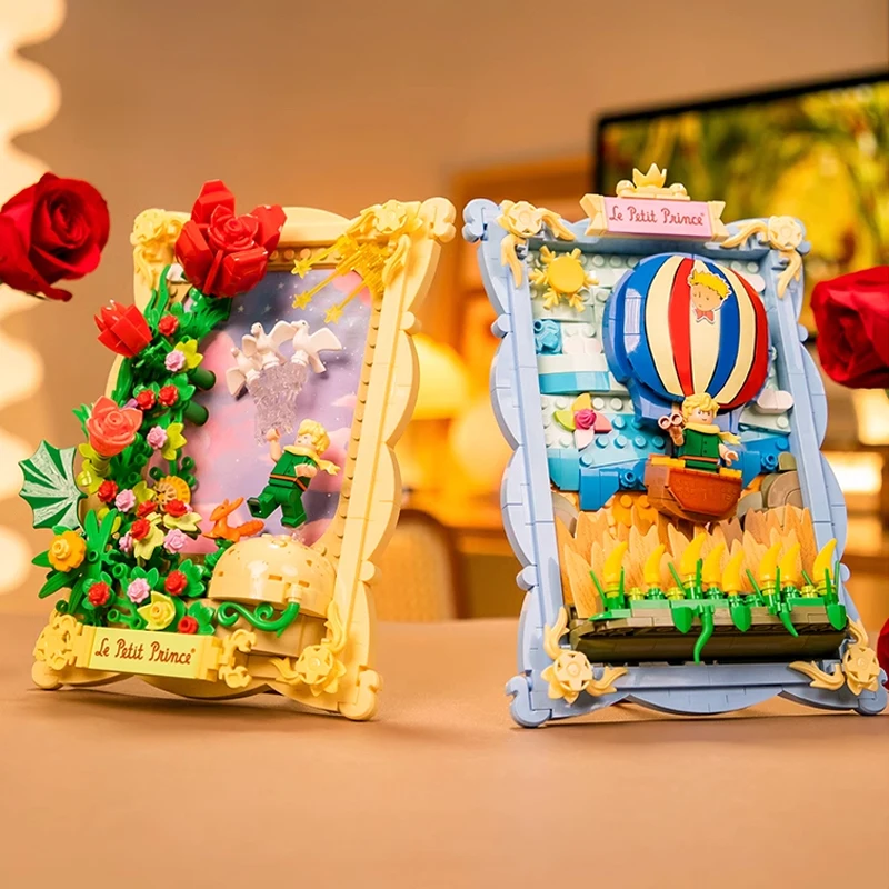 MOC Pantasy 86314 86313 Набор Строительных Блоков Creative Expert Со Стереограммой - Cornfield Rose Little