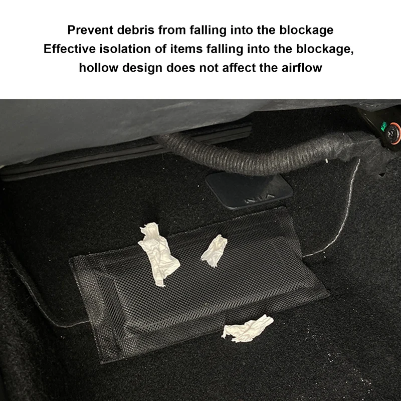 

2 шт. для Tesla Model 3/Y 2017-2021 Внутренняя Крышка вентиляционного отверстия для вентиляционного отверстия, защита от блокировки под сиденьем