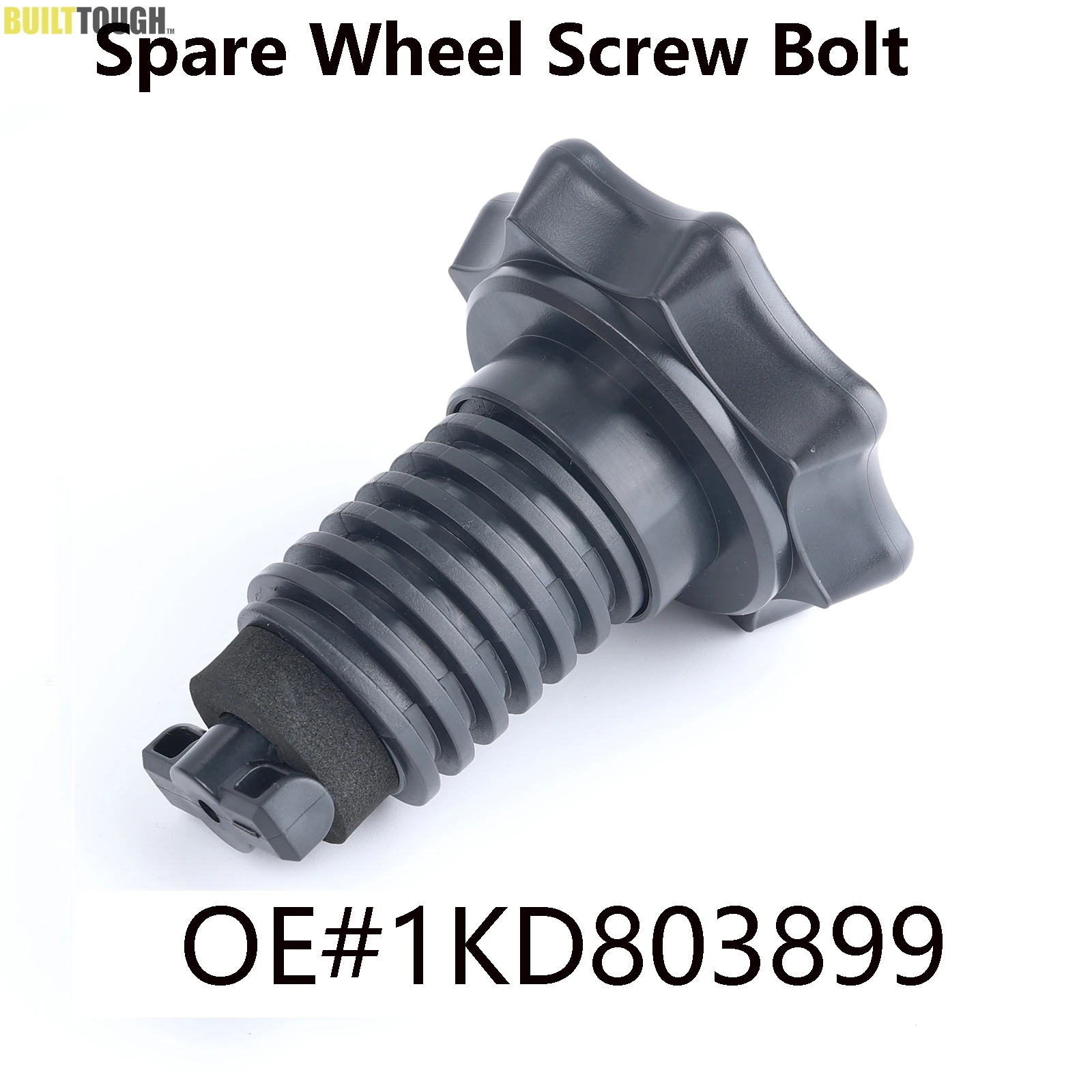 

1 шт. для Seat Altea Leon 1P Toledo 5P Ateca KH7 запасное колесо, крепежный винт, фиксатор, черный пластик 1KD 803899