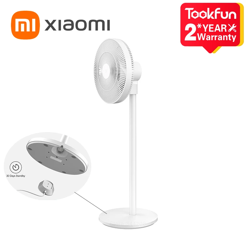 

XIAOMI MIJIA Smart Standing Variable Frequency Circulation Electric Floor standing Fans With Battery Version Rechargeable Fans