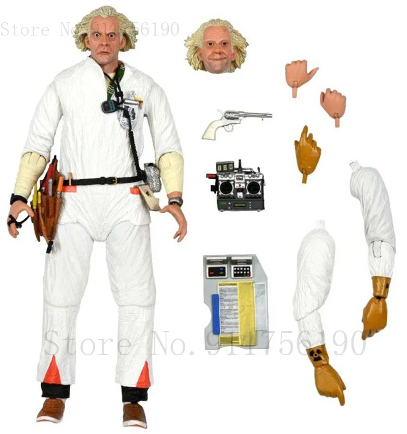 

New Arrival Doc Brown Figure Neca Back To The Future Ⅱ Sports Dr. mitt Brown Martin Marty McFly Biff Tannen Action Figurine