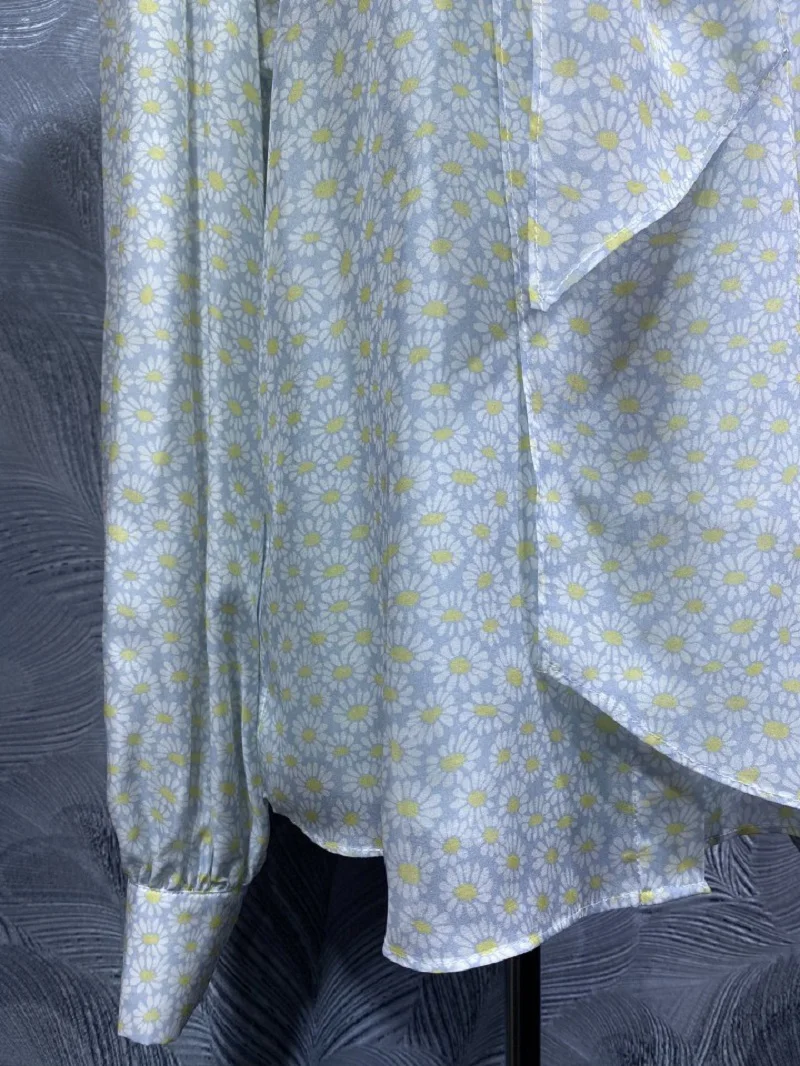 Элегантные рубашки с галстуком-бабочкой весна-лето 2021 женские милые маленькие