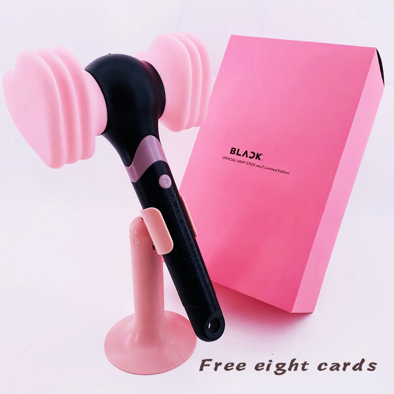 

KPOP BLACK PINK Lightstick Lamp BP Ver.2 With Bluetooth Glow Stick Hand Light Concert Light Stick Fans Collection Toys Gifts
