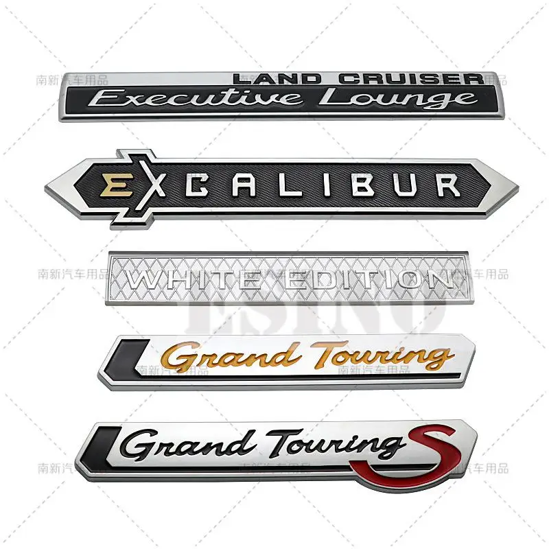 

Автомобильный 3d-значок белого цвета из АБС-пластика для багажника