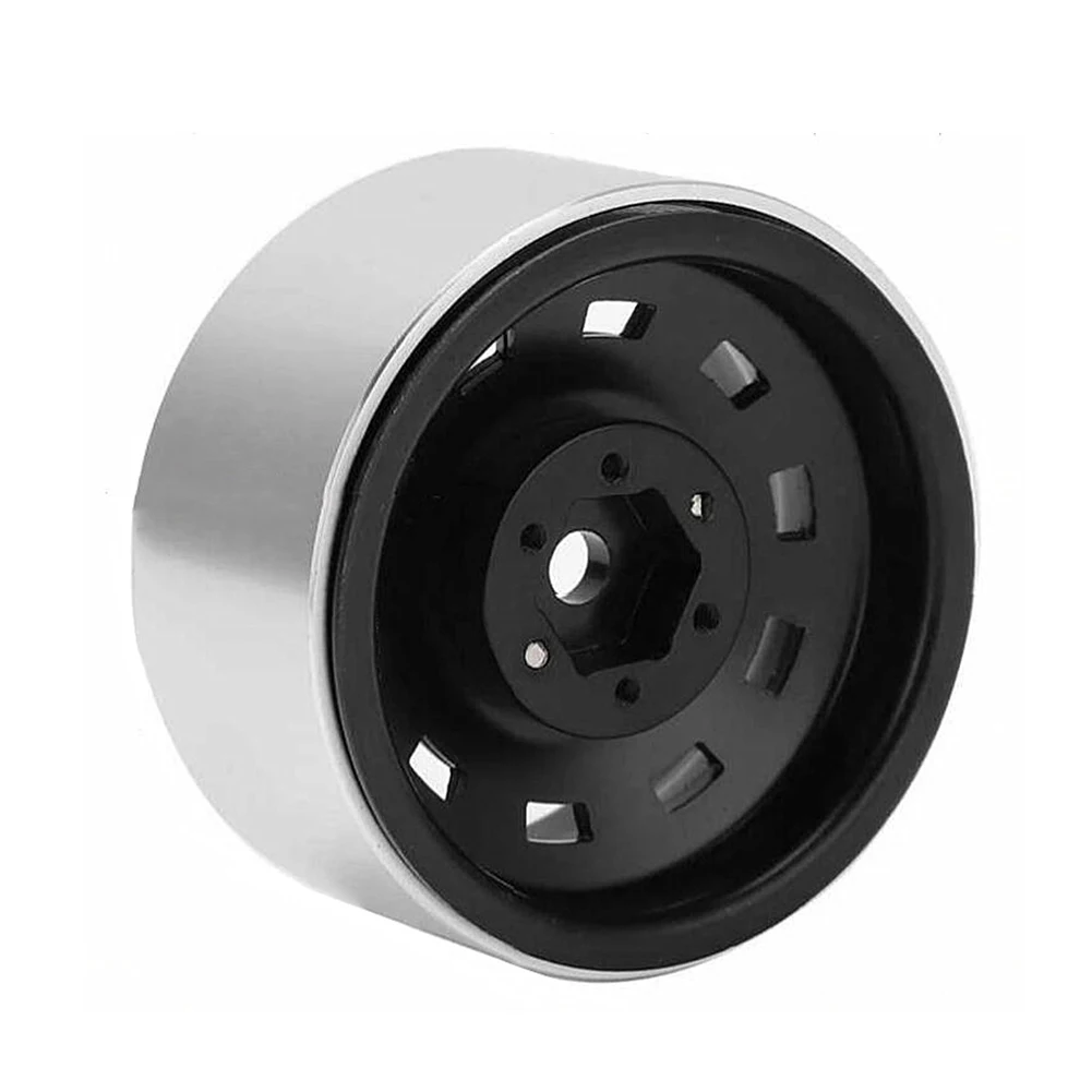 4Pcs 1.9 inch Metal Beadlock Wheel Rims Hub Set for 1/10 SCX10 90046 AXI03007 Traxxas TRX4 D90 RC Rock Crawler Car Parts - купить по