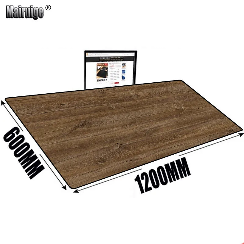 

Natural Texture Wood Game Mats Gaming Desk Office 140x70 Desk Mat Home Office Player Mouse Pad Laptop Desk Mat Computers Carpet