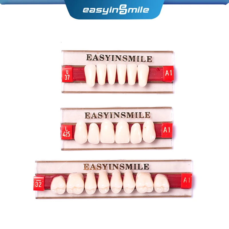 

84/96pcs/pack Easyinsmile Tooth Model Aryclic Resin False Teeth Dentistry Tools