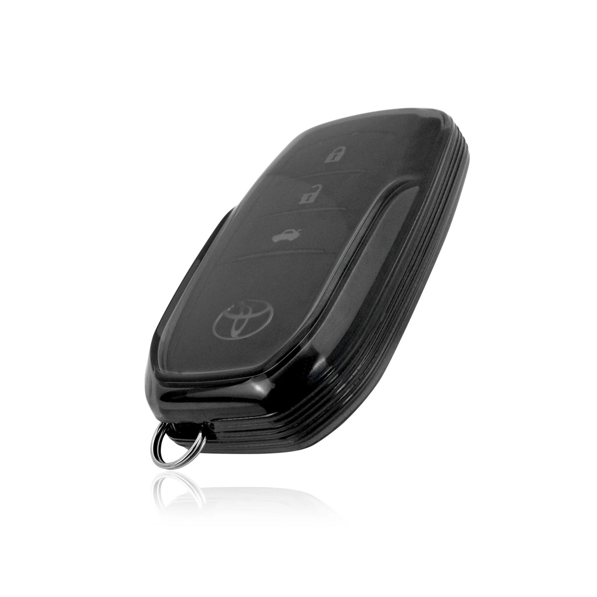 

Прозрачный Брелок Из ТПУ Для Toyota Corolla Camry Crown Rav4 - Органайзер Для Автомобильных Аксессуаров Полной Яркости