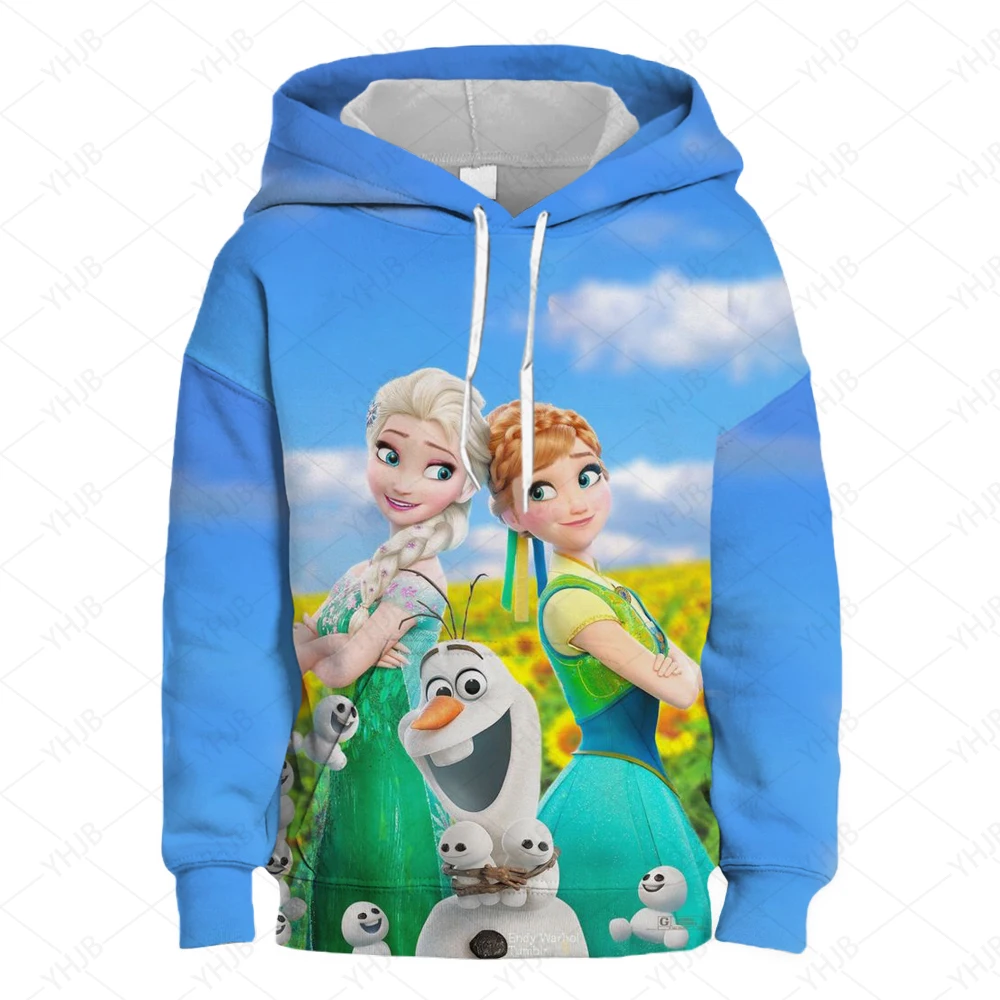 Детские толстовки Золушки модные весенне-осенние для девочек в стиле Харадзюку