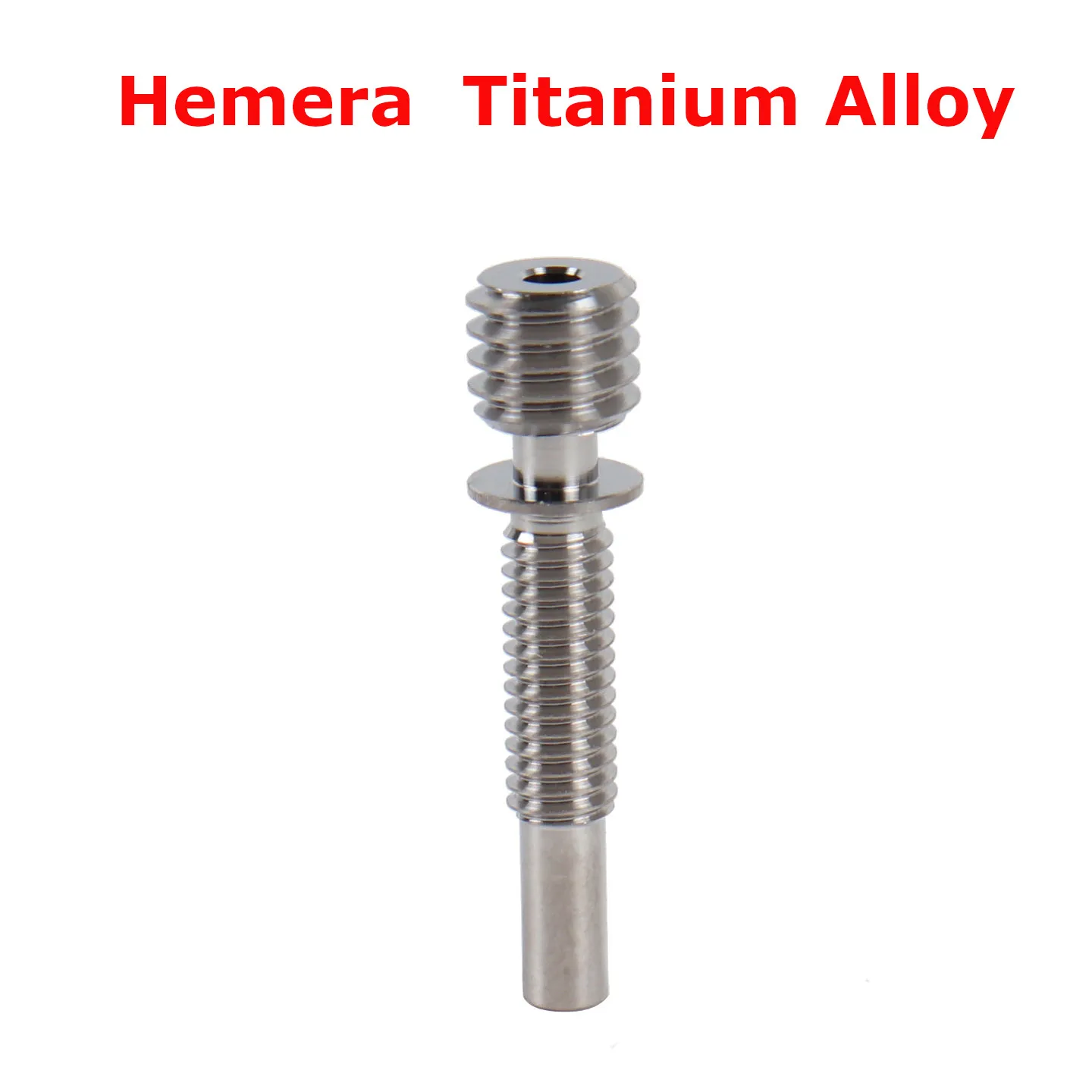 

Blurolls Titanium Alloy Hemera Hotend Heatbreak Hemera V6 Hot End Hemera Heat Break Hemera Heatsink Special Manufacturing 1.75mm