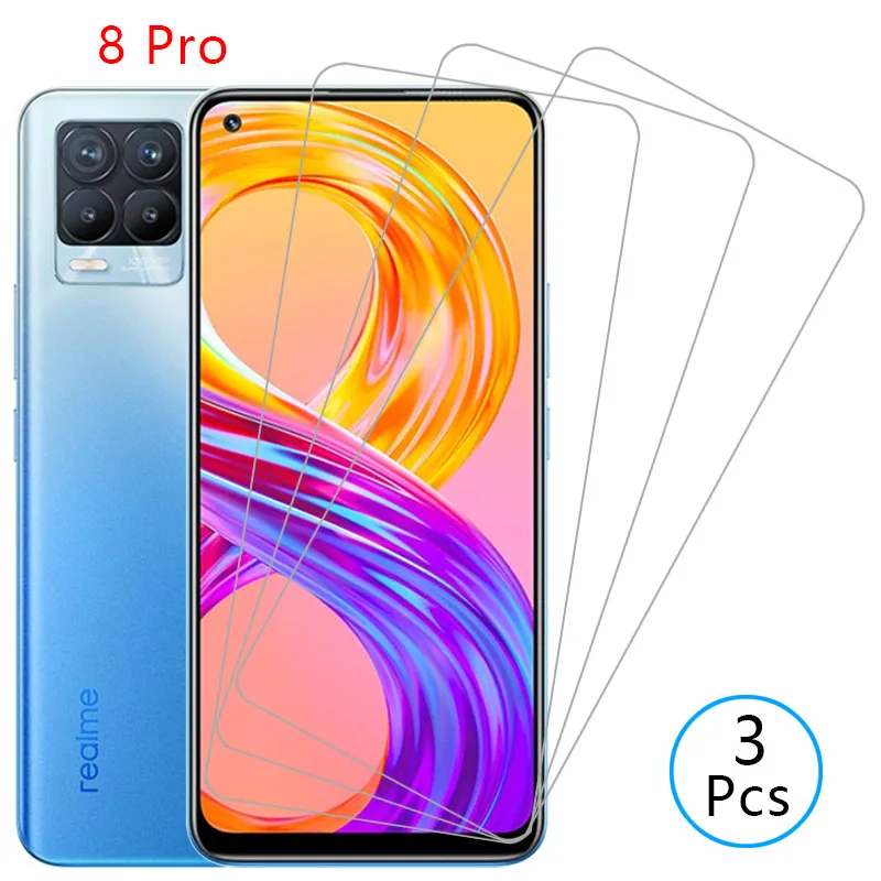 Защитное закаленное стекло для realme 8 pro защита экрана realme8 8pro realme8pro пленка