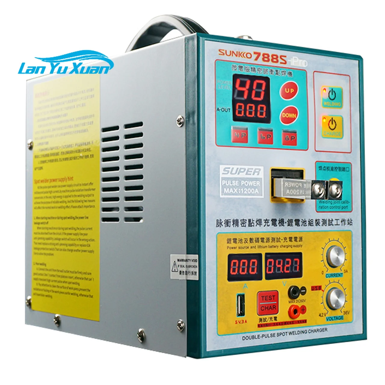 

Sunkko 110V 220V 788S Pro Spot Weldler For Battery Cell Spot Welding Lithium Battery Pack Welding