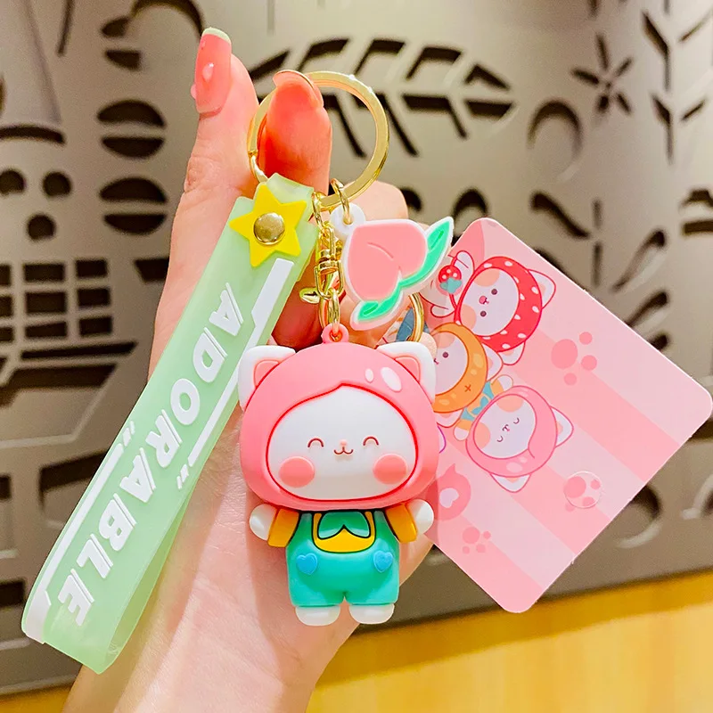 

Mini Fruit Stuffed Toys Plush Toy,pet Cat Toy,soft Plushier Cats Dolls,cute Keychain Key Ring Accessories Bag Backpack Pendant