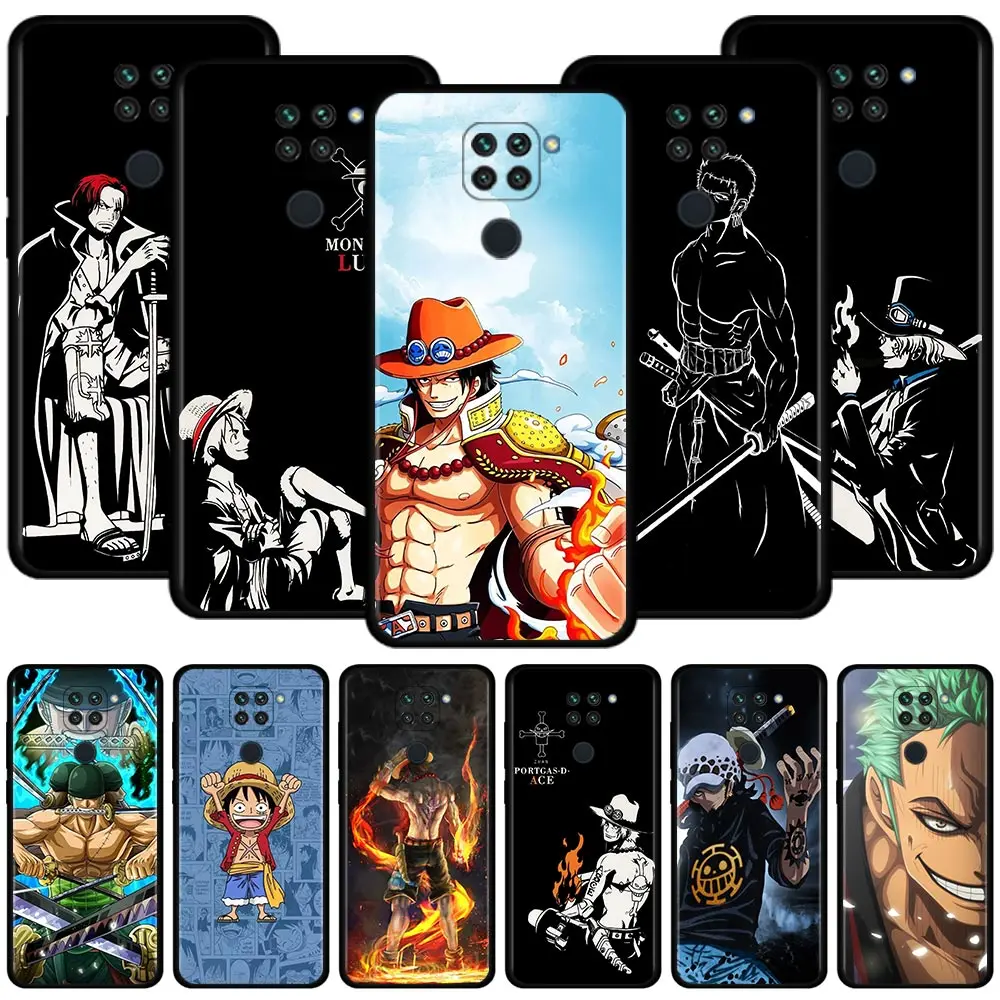 

Phone Case For Xiaomi Redmi Note 11 10 8 Pro 9S 9T 9 8T for Redmi K50 K40S K40 10C 10 9A 9C 9 Cover Anime One Piece Luffy Shanks