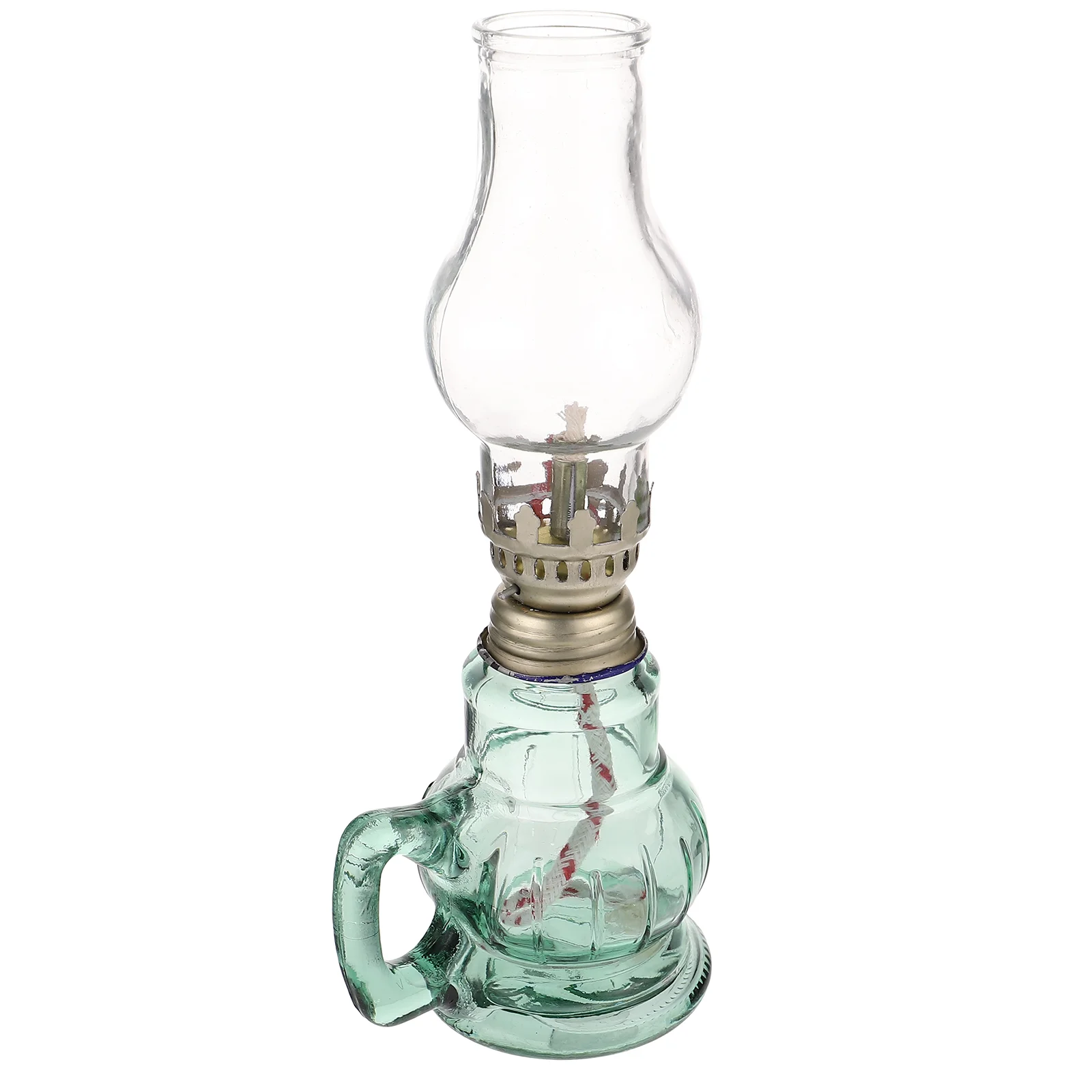 

Desktop Kerosene Lamp Vintage Kerosene Lamp Glass Kerosene Lamp for Home Oil