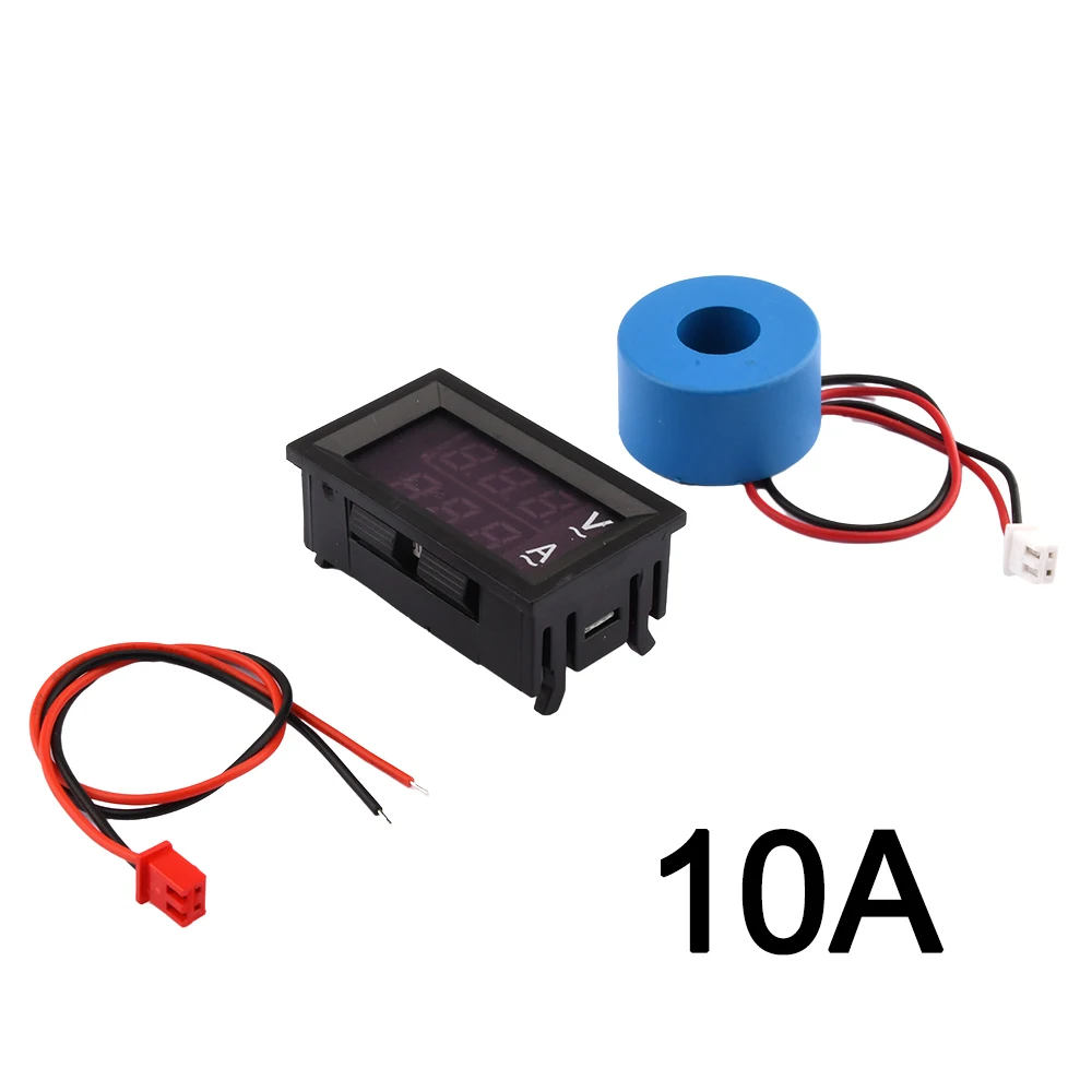 Цифровой ЖК-Вольтметр Амперметр измеритель напряжения тока тестер детектор