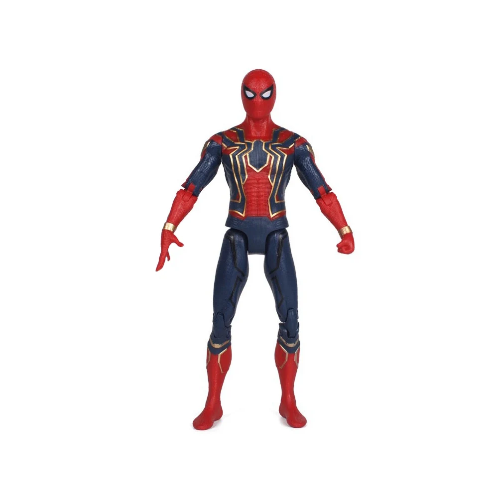 

Marvel Joint Movable Spiderman Hulk Thor Captain America Action Figure Toy PVC Figuras Collection Model for Children Kids Gift