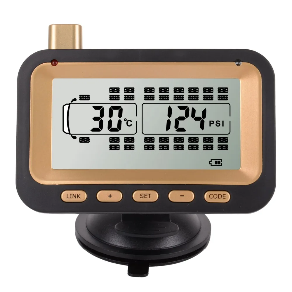 Фото Система контроля давления в шинах Kingauto RV TPMS, сертифицированная FCC, 10 датчиков, модель KTD3000, DC 8-30В, для всех типов местности, гарантия 12 месяцев №2