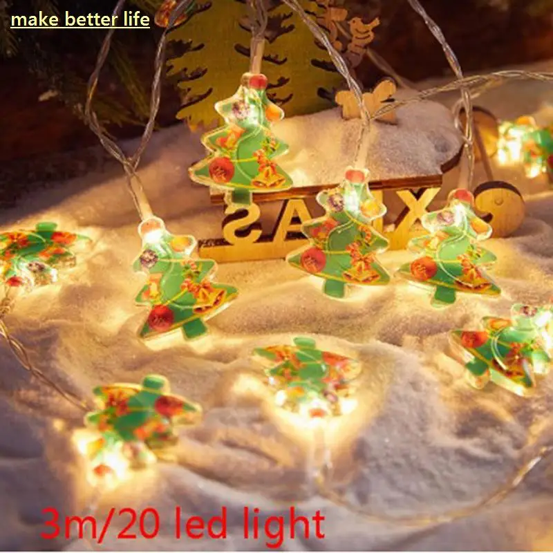 

Christmas LED String Light 1.5m 10 LED/3m 20 led Warm Indoor String Lights